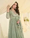 Shabina By Sayuri Georgette Wholesale Gown And Dupatta Suppliers In Mumbai
